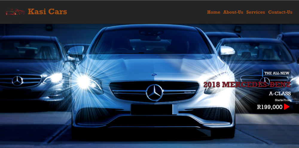 Car-Dealer-Web Template Landing page