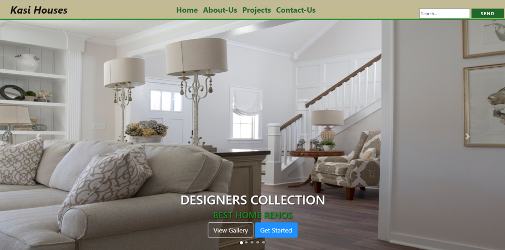 Property-Agency-Web Template Landing page